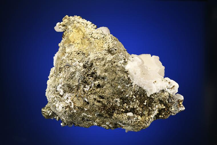 CHALCOPYRITE with CALCITE on PYRITE
